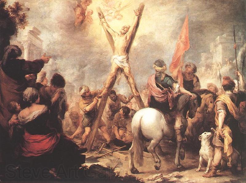 MURILLO, Bartolome Esteban The Martyrdom of St Andrew g